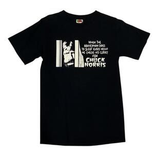 FOTL - Chuck Norris Black Vintage Y2K T-Shirt